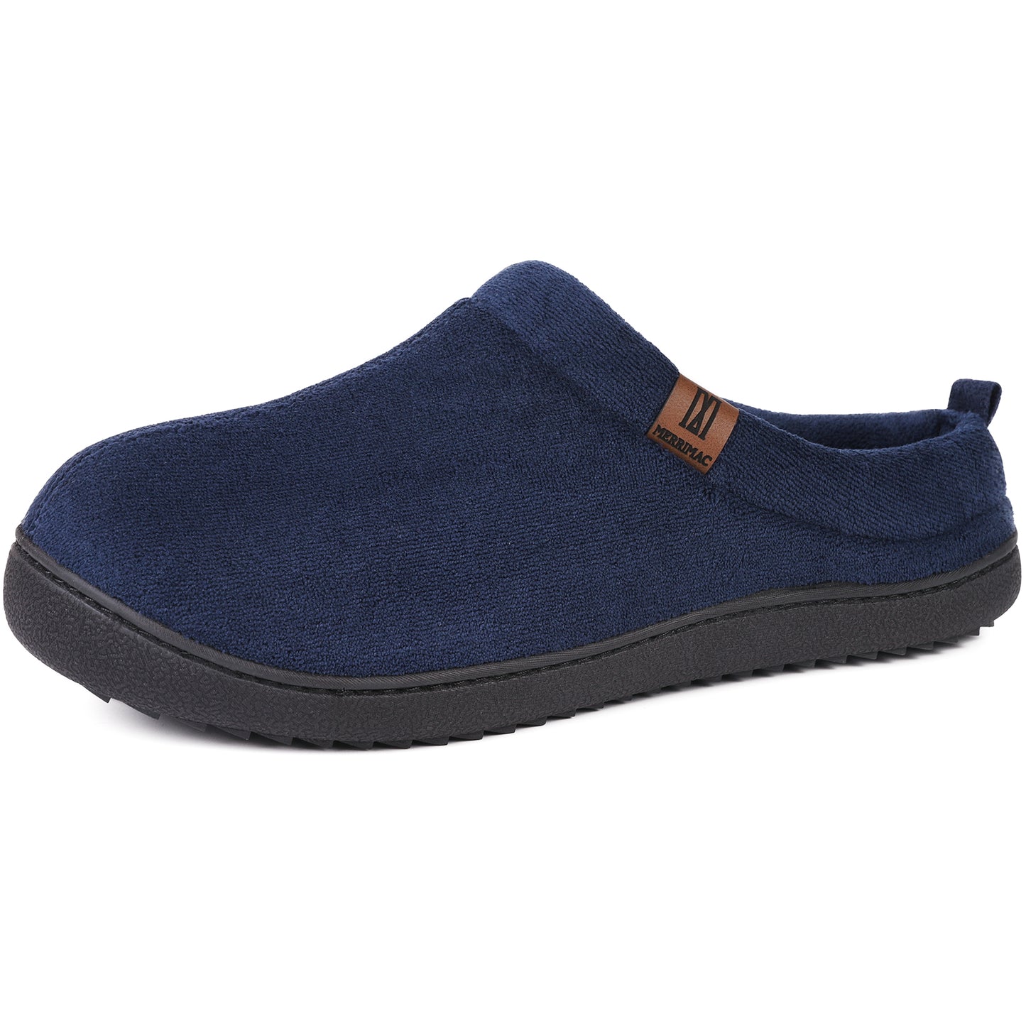 MERRIMAC Men's Slip-on Slippers Comfy Memory Foam Non-slip Indoor House Shoes